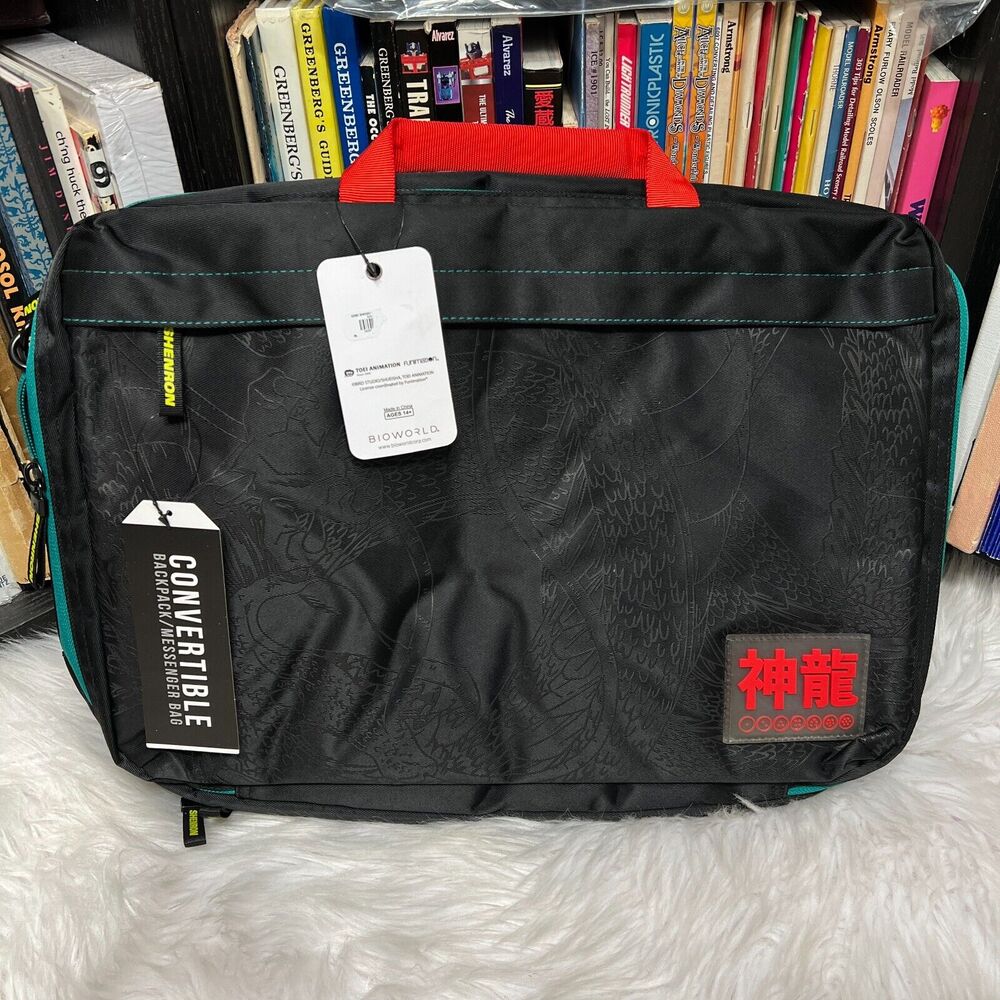 DRAGON BALL Z SHENRON CONVERTIBLE MESSENGER BAG / BACKPACK